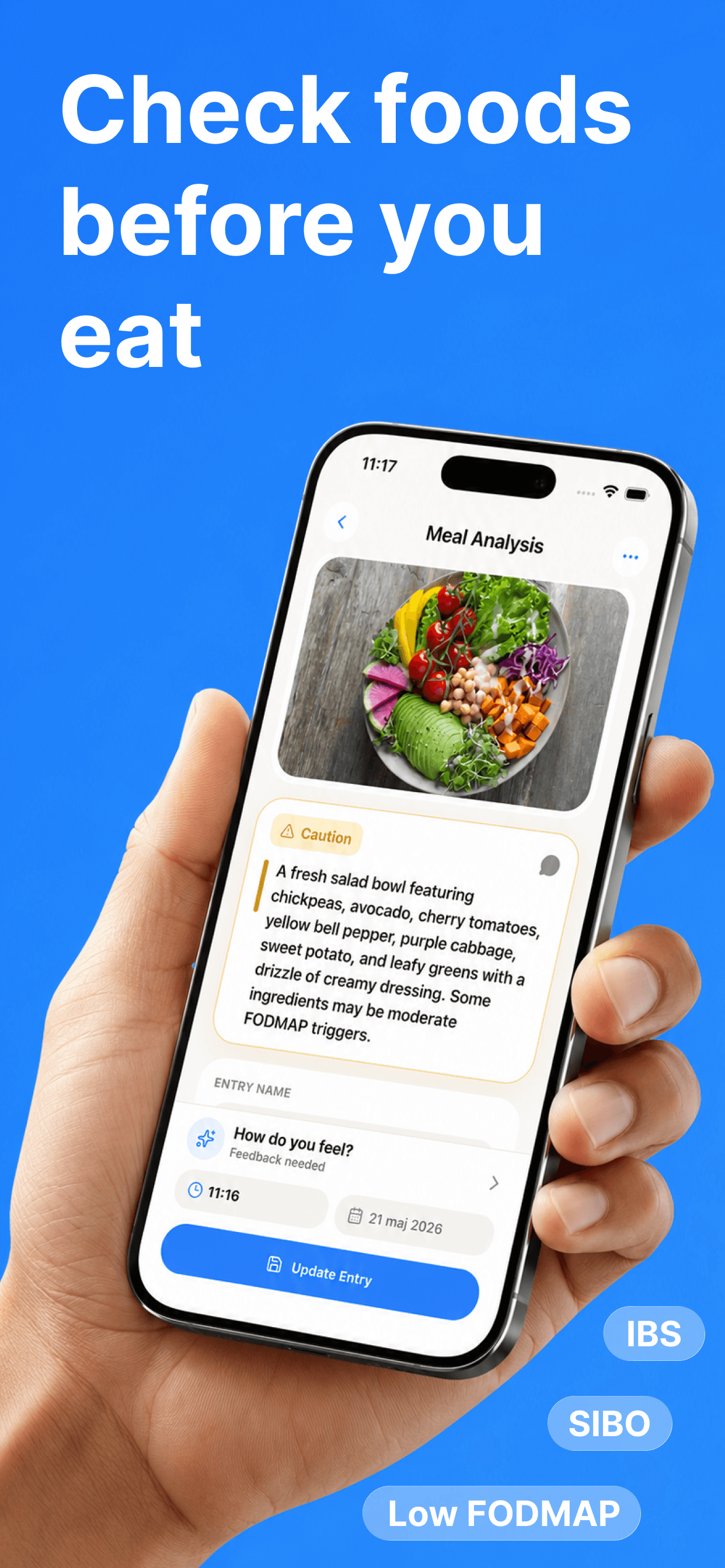 Low FODMAP Food Scanner app overview